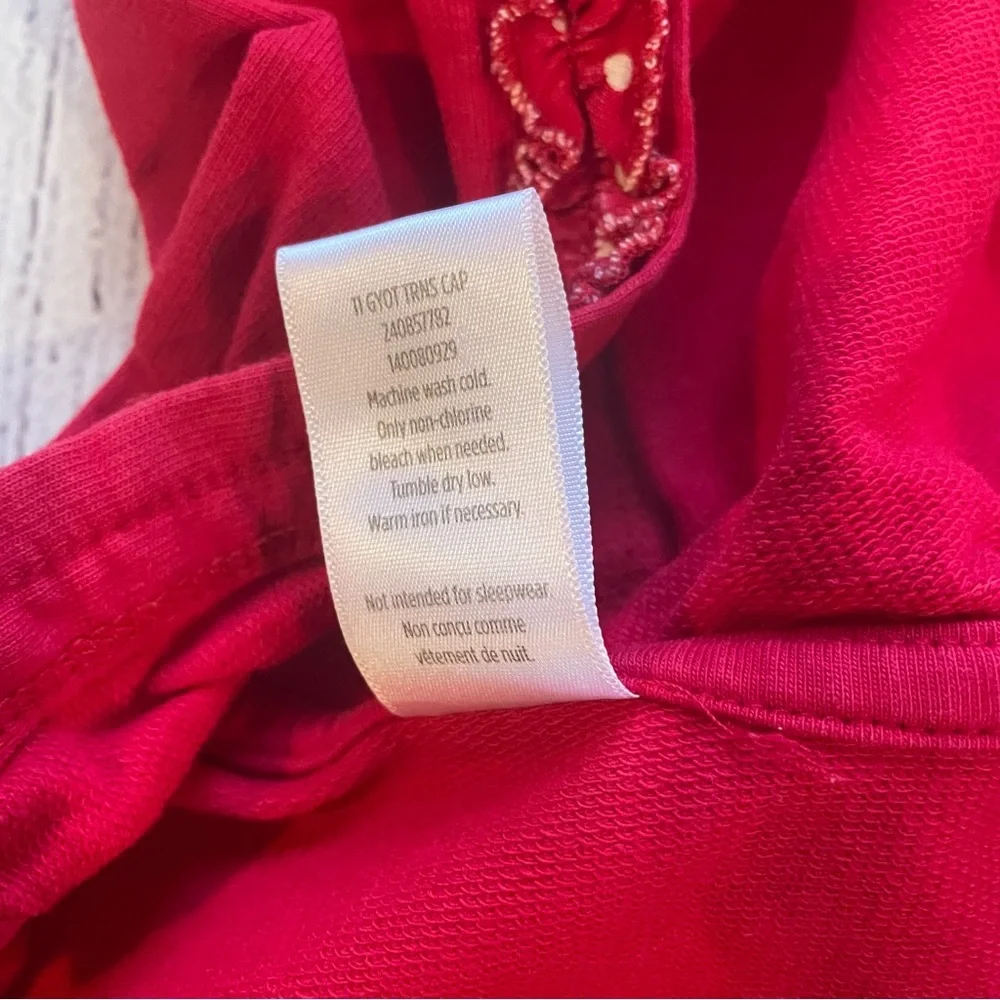 Gymboree Poppy Love Red Hoodie size 2Y